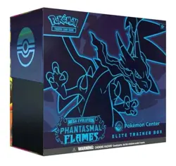 NEW POKEMON CENTER MEGA EVOLUTION PHANTASMAL FLAMES ELITE TRAINER BOX ETB SEALED - Image 1
