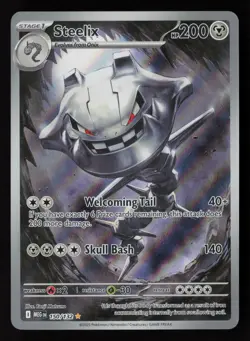 Steelix 150/132 ME01: Mega Evolution Pokemon TCG NM - Image 1