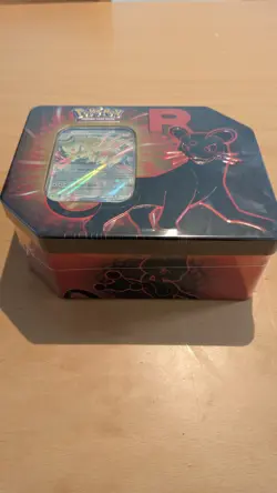 Pokemon TCG Team Rocket Destined Rivals Tin New & Sealed Persian - Image 1