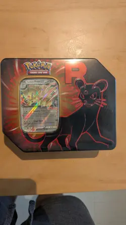 Pokemon TCG Team Rocket Destined Rivals Tin New & Sealed Persian - Image 2