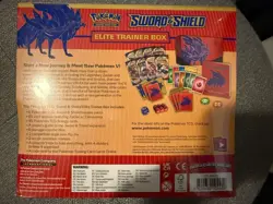 Pokemon TCG Zacian Sword and Shield ETB Elite Trainer Box New Factory Sealed - Image 3
