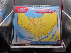 Pokemon Paradox Rift Elite Trainer Box TCG box Sealed In Acrylic - Image 2