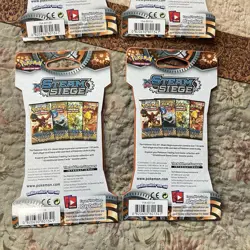 Pokemon TCG XY Steam Siege Sleeved Booster Art Set Factory Sealed 4 Packs - Image 5