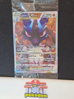 Pokemon TCG Lucario VSTAR Sword & Shield SWSH291 Holo Promo (Sealed) - Image 1