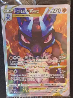 Pokemon TCG Lucario VSTAR Sword & Shield SWSH291 Holo Promo (Sealed) - Image 2