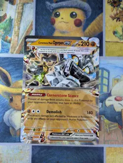 Cornerstone Mask Ogerpon EX 112/167 Holo Twilight Masquerade Pokemon TCG NM - Image 1