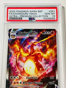 PSA 10 Charizard VMAX 2022 Pokemon SWSH 261 Black Star Promo Gem Mint UPC +Bonus - Image 2
