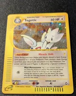 Pokemon AQUAPOLIS - #H27/H32 Togetic - Holo - ENG - Lightly Played - Image 3