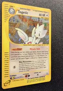 Pokemon AQUAPOLIS - #H27/H32 Togetic - Holo - ENG - Lightly Played - Image 4