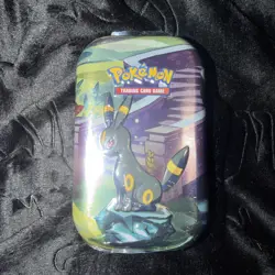 Pokemon Scarlet & Violet Prismatic Evolutions Mini Tin - Unbreon Factory Sealed - Image 1