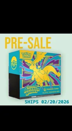 Ascended Heroes Pokemon Center Elite Trainer Box (ETB) - PRESALE CONFIRMED - Image 1