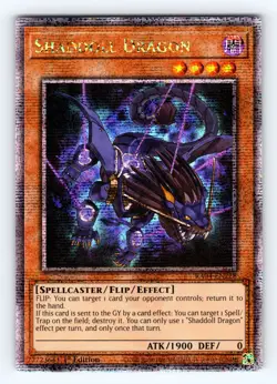 Yugioh Shaddoll Dragon RA04-EN228 1st Ed. Quarter Century Secret Rare - NM ?? - Image 1