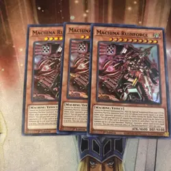 x3 Machina Ruinforce - MP22-EN203 - Super Rare - 1st Edition Yu-Gi-Oh! M/NM - Image 1
