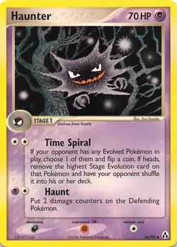 HAUNTER 35/92 - UNCOMMON - NON-HOLO - EX Legend Maker - Pokemon Card - NM/M - Image 1