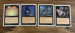 MTG 100 Card Set Of Black Cards Mostly Revised But Several Editios SEE PICS - Image 5