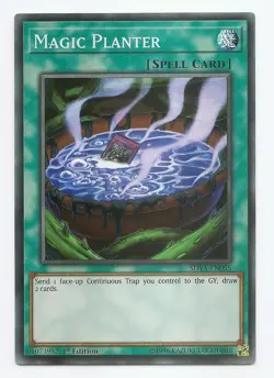 Magic Planter SHVA-EN055 Super Rare Yu-Gi-Oh Card 1st Edition New - Image 1