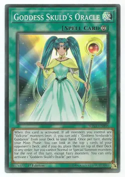 Goddess Skuld's Oracle SHVA-EN008 Super Rare Yu-Gi-Oh Card 1st Edition New - Image 1