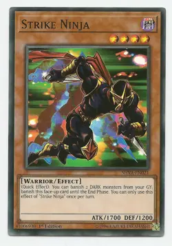 Strike Ninja SHVA-EN021 Super Rare Yu-Gi-Oh Card 1st Edition New - Image 1