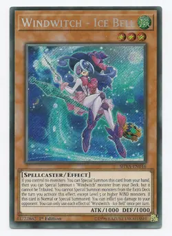Windwitch - Ice Bell SHVA-EN046 Secret Rare Yu-Gi-Oh Card 1st Edition New - Image 1