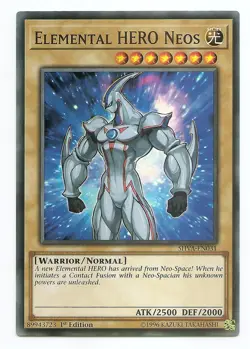 Elemental HERO Neos SHVA-EN031 Super Rare Yu-Gi-Oh Card 1st Edition New - Image 1
