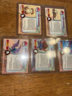 Pokemon Vintage Topps Holo 5 Card Lot LP/NM 1999 Nintendo - Image 5