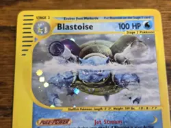 Pokemon Expedition #4/165 HOLO BLASTOISE e-reader,,sweet card - Image 2