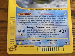 Pokemon Expedition #4/165 HOLO BLASTOISE e-reader,,sweet card - Image 3