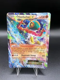 Pokemon XY Furious Fists Hawlucha Ex Holo Rare Card #63/111 - Image 1