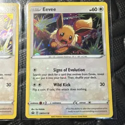 Eevee Black Star Promo Cosmo Holo SWSH118 x2 - Sword & Shield Pokemon Cards - Image 5