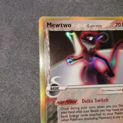 Pokemon card Mewtwo set Delta Species Rare R Holo Ex 12/113 - Image 5
