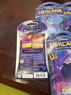 5 pack Disney Lorcana Ursula's Return Trading Cards - Will receive items listed - Image 2