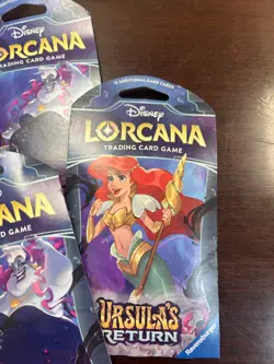 5 pack Disney Lorcana Ursula's Return Trading Cards - Will receive items listed - Image 3