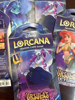 5 pack Disney Lorcana Ursula's Return Trading Cards - Will receive items listed - Image 4