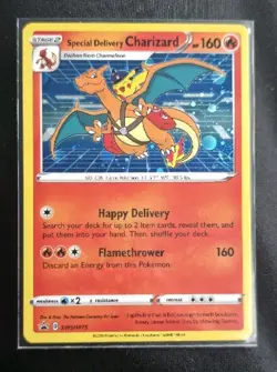 NM Special Delivery Charizard SWSH075 Sword & Shield Promo - Pokemon Card - Image 3