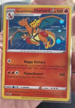 NM Special Delivery Charizard SWSH075 Sword & Shield Promo - Pokemon Card - Image 4