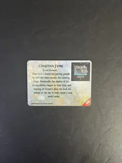 Pirates CSG Christian Fiore Unpunched Crew Mysterious Islands Card Collectible - Image 2