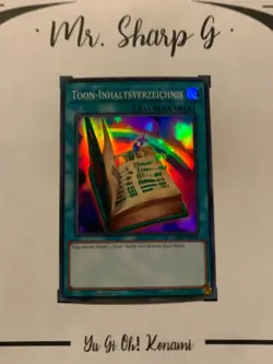 TOON-INHALTSVERZEICHNIS - 1. AUFLAGE DASA-DE043 DEUTSCH Yu-Gi-Oh! CARD SUPER R* - Image 2