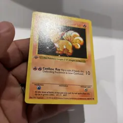 Vulpix 1st Edition Base Set Shadowless Card Pokemon TCG 68/102 Card D - Image 3