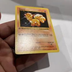Vulpix 1st Edition Base Set Shadowless Card Pokemon TCG 68/102 Card D - Image 4