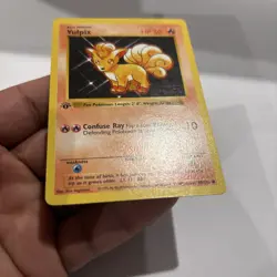 Vulpix 1st Edition Base Set Shadowless Card Pokemon TCG 68/102 Card D - Image 5