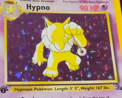 Hypno 8/62 Pokemon TCG Fossil Set 1st Edition Card Holo Rare - Image 2