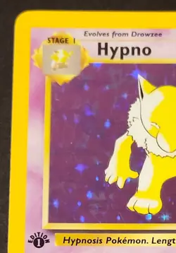 Hypno 8/62 Pokemon TCG Fossil Set 1st Edition Card Holo Rare - Image 4