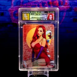 Jessica Rabbit Waifu Card Encased #/99 Gold Demigoddess Collection SLAB ACG - Image 1