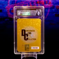 Jessica Rabbit Waifu Card Encased #/99 Gold Demigoddess Collection SLAB ACG - Image 5