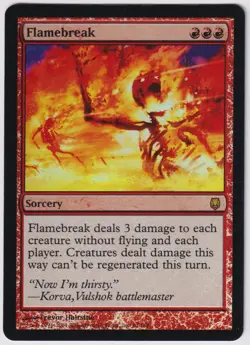 MTG Foil 1X Flamebreak X1 Darksteel Magic - LP - Image 1