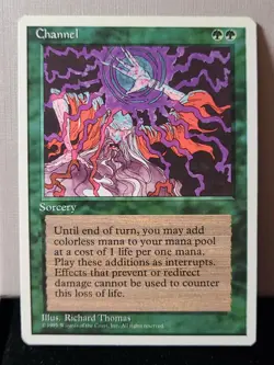 MTG 4th Edition - Channel - NM (Magic The Gathering) - Image 1