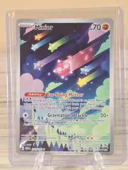 Minior Pokemon Paradox Rift 201/182 Full Art Illustration Rare NM - Image 1