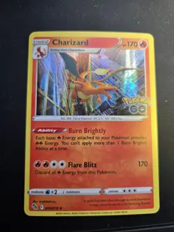 Pokemon TCG Charizard 010/078 Holo Rare Card Pokemon GO NM - Image 1