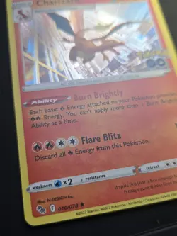 Pokemon TCG Charizard 010/078 Holo Rare Card Pokemon GO NM - Image 2