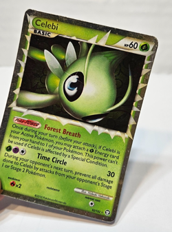 Celebi Prime 92/102 Ultra Rare HGSS Triumphant Pokemon 394 - Image 4